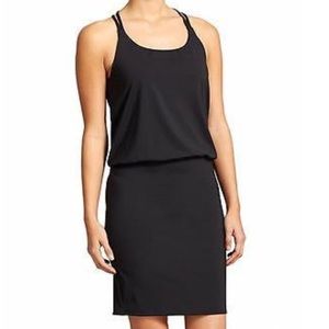 Athleta Venice Swim Dress Black XS Petite NEW